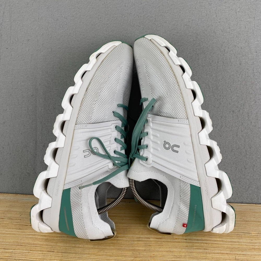 On Mens Cloudswift 3 White Green Running Shoes Sneakers 11.5 - Picture 5 of 10